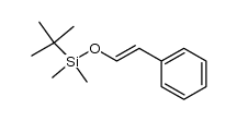 (E)-β-tert-butyldimethylsilyloxystyrene Structure