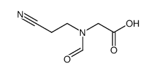Glycine, N-(2-cyanoethyl)-N-formyl- (9CI) structure