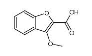 L'acide methoxy-3 benzofurannecarboxylique-2 Structure