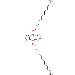 4,8-双(十二烷氧基)苯并[1,2-b:4,5-b']二噻吩结构式