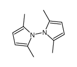 1-(2,5-dimethylpyrrol-1-yl)-2,5-dimethylpyrrole结构式