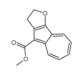 methyl 1,2-dihydroazuleno[1,2-b]furan-9-carboxylate结构式