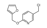 5-Chloromethyl-2-(furan-2-ylmethoxy)-pyridine结构式