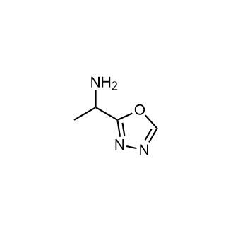 1-(1,3,4-Oxadiazol-2-yl)ethan-1-amine Structure