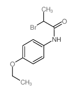 2-Bromo-N-(4-ethoxyphenyl)propanamide结构式