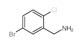 5-溴-2-氯苄胺结构式