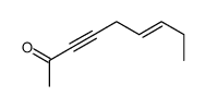 6-Nonen-3-yn-2-one, (Z)- (9CI) Structure