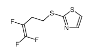 2-(3,4,4-trifluorobut-3-enylsulfanyl)-1,3-thiazole结构式