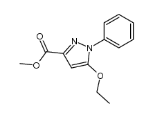 methyl 5-ethoxy-1-phenylpyrazole-3-carboxylate Structure