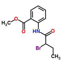 Methyl 2-[(2-bromobutanoyl)amino]benzoate Structure