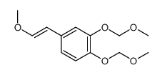 4-(2-methoxyethenyl)-1,2-bis(methoxymethoxy)benzene Structure