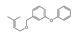 1-(3-methylbut-2-enoxymethyl)-3-phenoxybenzene结构式