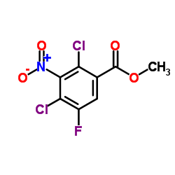 Methyl 2,4-dichloro-5-fluoro-3-nitrobenzoate图片