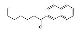 1-naphthalen-2-ylheptan-1-one Structure