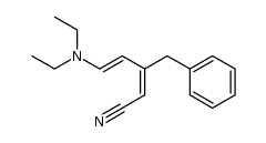 (Z,E)-3-benzyl-diethylaminopentadienenitrile Structure