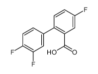 2-(3,4-difluorophenyl)-5-fluorobenzoic acid结构式