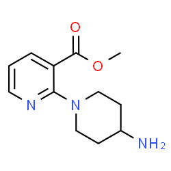 Methyl 2-(4-aminopiperidin-1-yl)nicotinate Structure