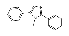1-methyl-2,5-diphenyl-1,3-azaphosphole结构式