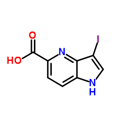 3-Iodo-4-azaindole-5-carboxylic acid图片