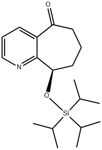(R)-9-((三异丙基硅基)氧基-6,7,8,9-四氢-5H-环庚[B]吡啶-5-盐酸盐图片