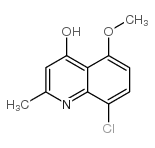 8-Chloro-5-methoxy-2-methylquinolin-4-ol Structure