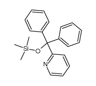 2-(diphenyltrimethylsiloxymethyl)-pyridine Structure