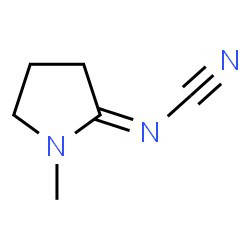 Cyanamide, (1-methyl-2-pyrrolidinylidene)- (9CI) structure