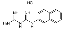 1-(2-naphthyl)biguanide hydrochloride结构式