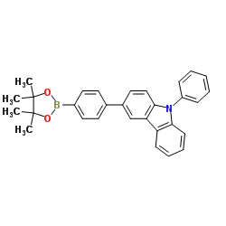 9-phenyl-3-[4-(4,4,5,5-tetramethyl-1,3,2-dioxaborolan-2-yl)phenyl]-9H-Carbazole picture