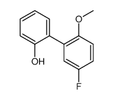 2-(5-fluoro-2-methoxyphenyl)phenol结构式