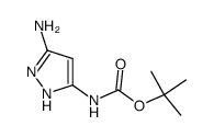 Carbamic acid, (5-amino-1H-pyrazol-3-yl)-, 1,1-dimethylethyl ester (9CI) Structure