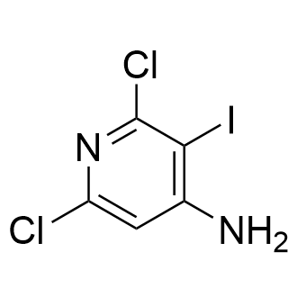 2,6-Dichloro-3-iodopyridin-4-amine Structure