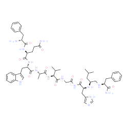 bombesin (6-14), D-Phe(6)-Leu(13)-psi(CH2NH)-Phe(14)-结构式