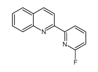 2-(6-fluoropyridin-2-yl)quinoline结构式