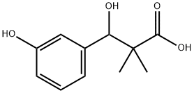 3-hydroxy-3-(3-hydroxyphenyl)-2,2-dimethylpropanoic acid Structure