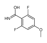 2,6-Difluoro-4-methoxybenzamide structure