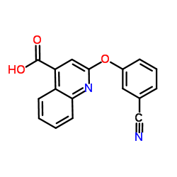 2-(3-Cyanophenoxy)-4-quinolinecarboxylic acid picture