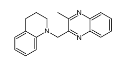 QUINOXALINE, 2-[(3,4-DIHYDRO-1(2H)-QUINOLINYL)METHYL]-3-METHYL-结构式