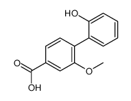 4-(2-hydroxyphenyl)-3-methoxybenzoic acid结构式