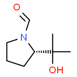1-Pyrrolidinecarboxaldehyde, 2-(1-hydroxy-1-methylethyl)-, (S)- (9CI) structure