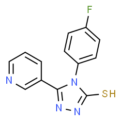 4-(4-FLUORO-PHENYL)-5-PYRIDIN-3-YL-4H-[1,2,4]TRIAZOLE-3-THIOL picture