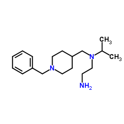 N-[(1-Benzyl-4-piperidinyl)methyl]-N-isopropyl-1,2-ethanediamine结构式