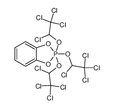 2,2,2-tris-(1,2,2,2-tetrachloroethoxy)-1,3,2λ5-benzodioxaphosphole Structure