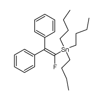 2,2-diphenyl-1-(tributylstannyl)-1-fluoroethene结构式