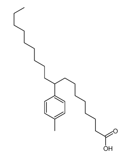 9-(4-methylphenyl)octadecanoic acid Structure