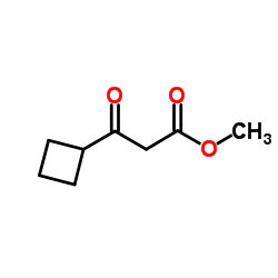 Methyl 3-cyclobutyl-3-oxopropanoate structure