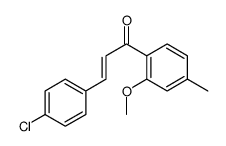 3-(4-chlorophenyl)-1-(2-methoxy-4-methylphenyl)prop-2-en-1-one Structure