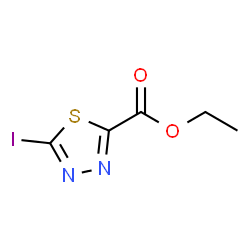 Ethyl 5-iodo-1,3,4-thiadiazole-2-carboxylate Structure