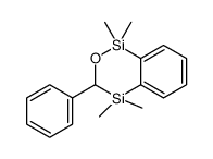 1,1,4,4-tetramethyl-3-phenyl-3H-2,1,4-benzoxadisiline Structure