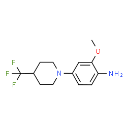 2-甲氧基-4- [4-(三氟甲基)哌啶-1-基]苯胺结构式
